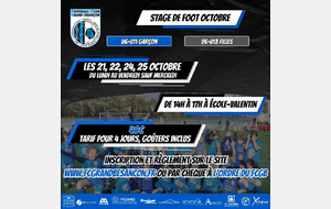 Stage de foot FCGB - octobre 2024