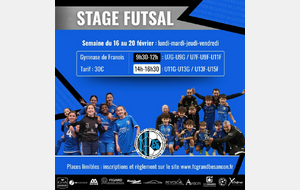 Stage futsal hiver 2026