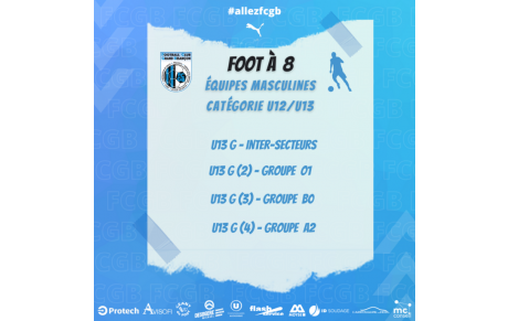 Catégorie U12/U13 : phase printemps